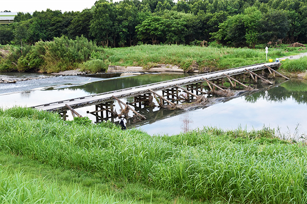 八幡橋 通行止め