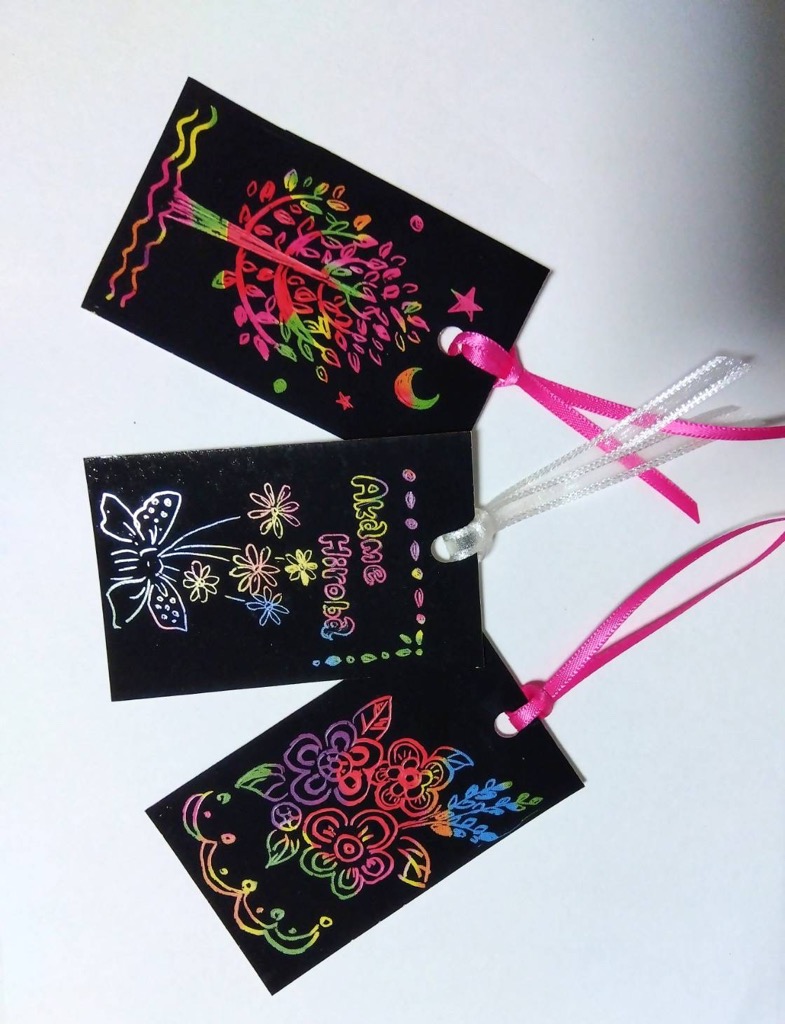 レインボースクラッチのしおり