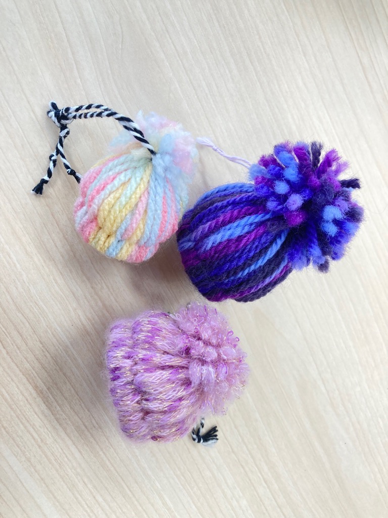 ニット帽キーホルダーづくり