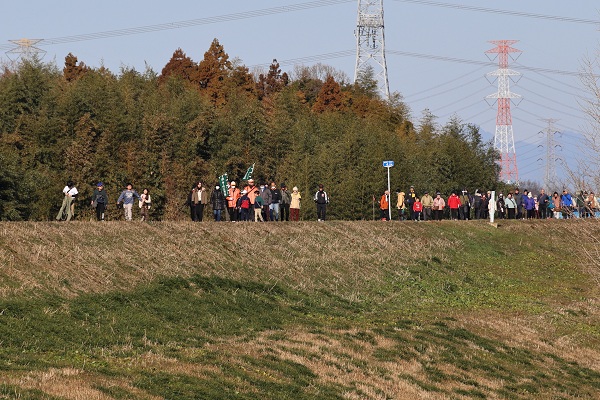 新春歩け歩け大会　中山地区