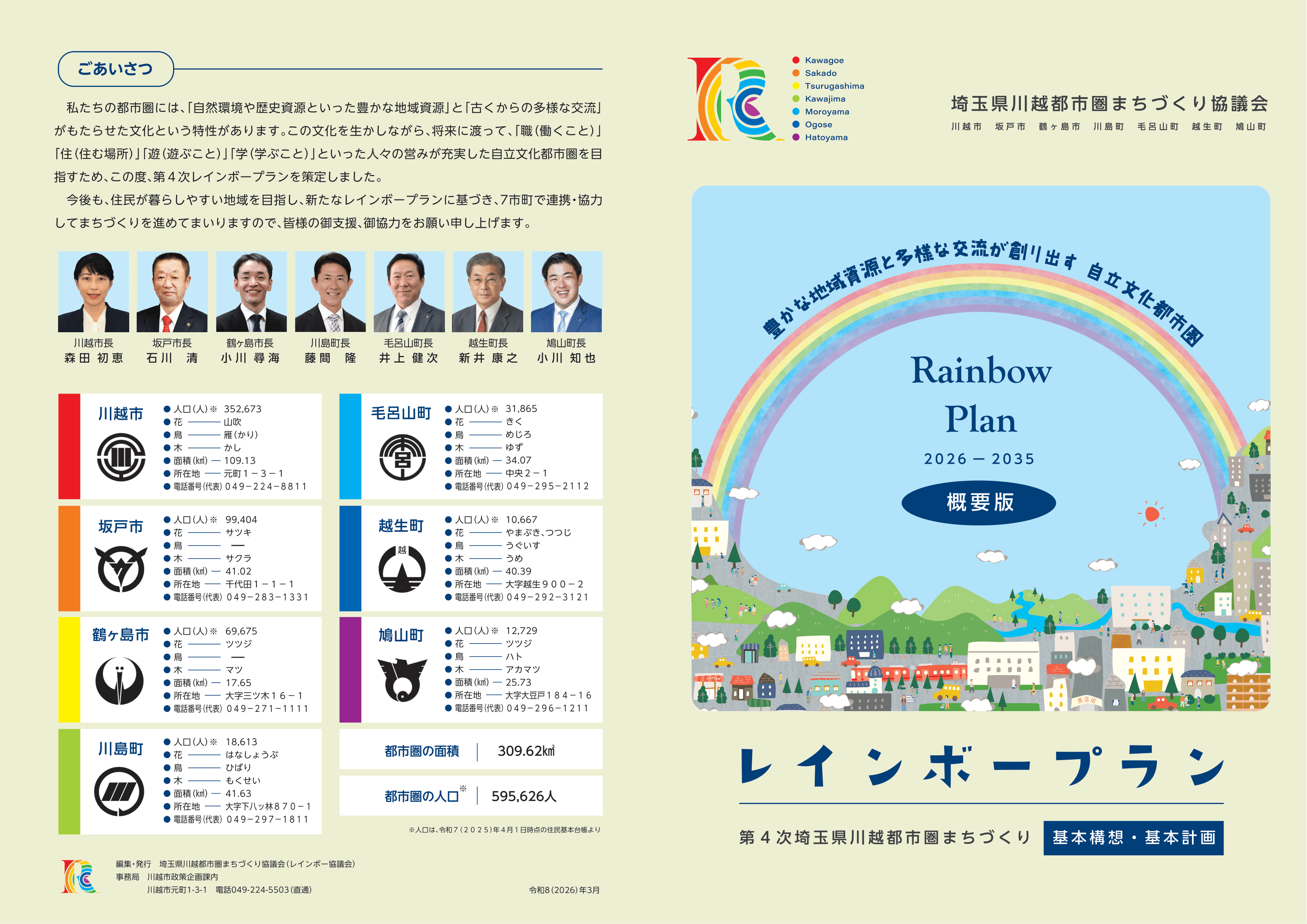 レインボープラン概要版表紙