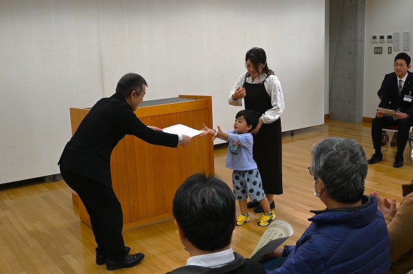 第10回白鳥写真コンテスト表彰式