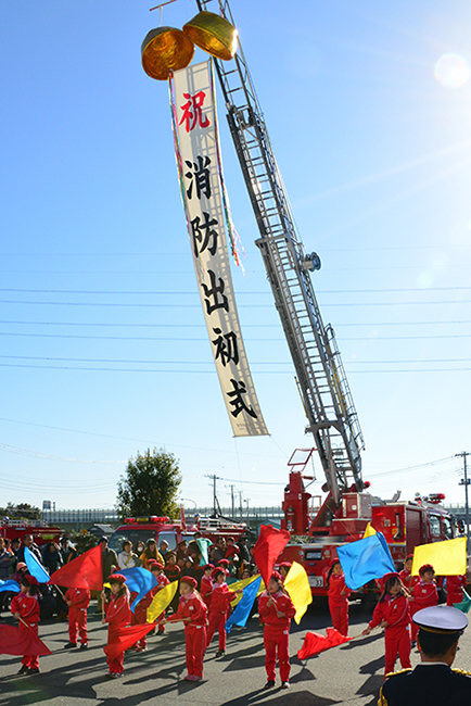 川島町消防出初式