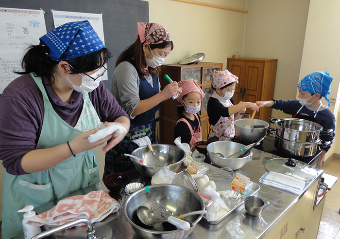 親子でお菓子作り教室