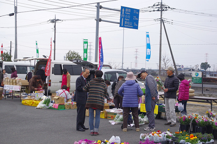 かわじま朝市