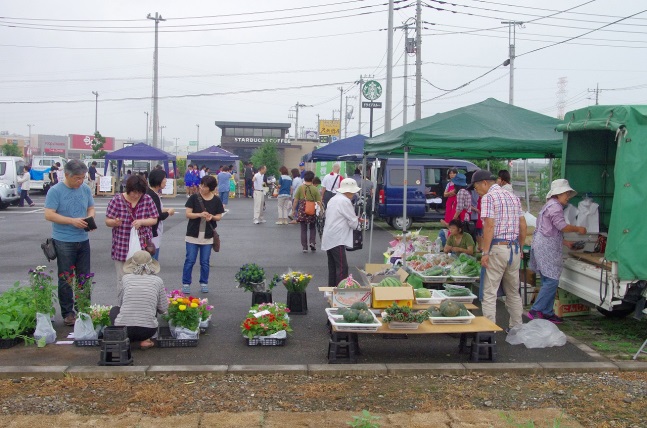 かわじま朝市