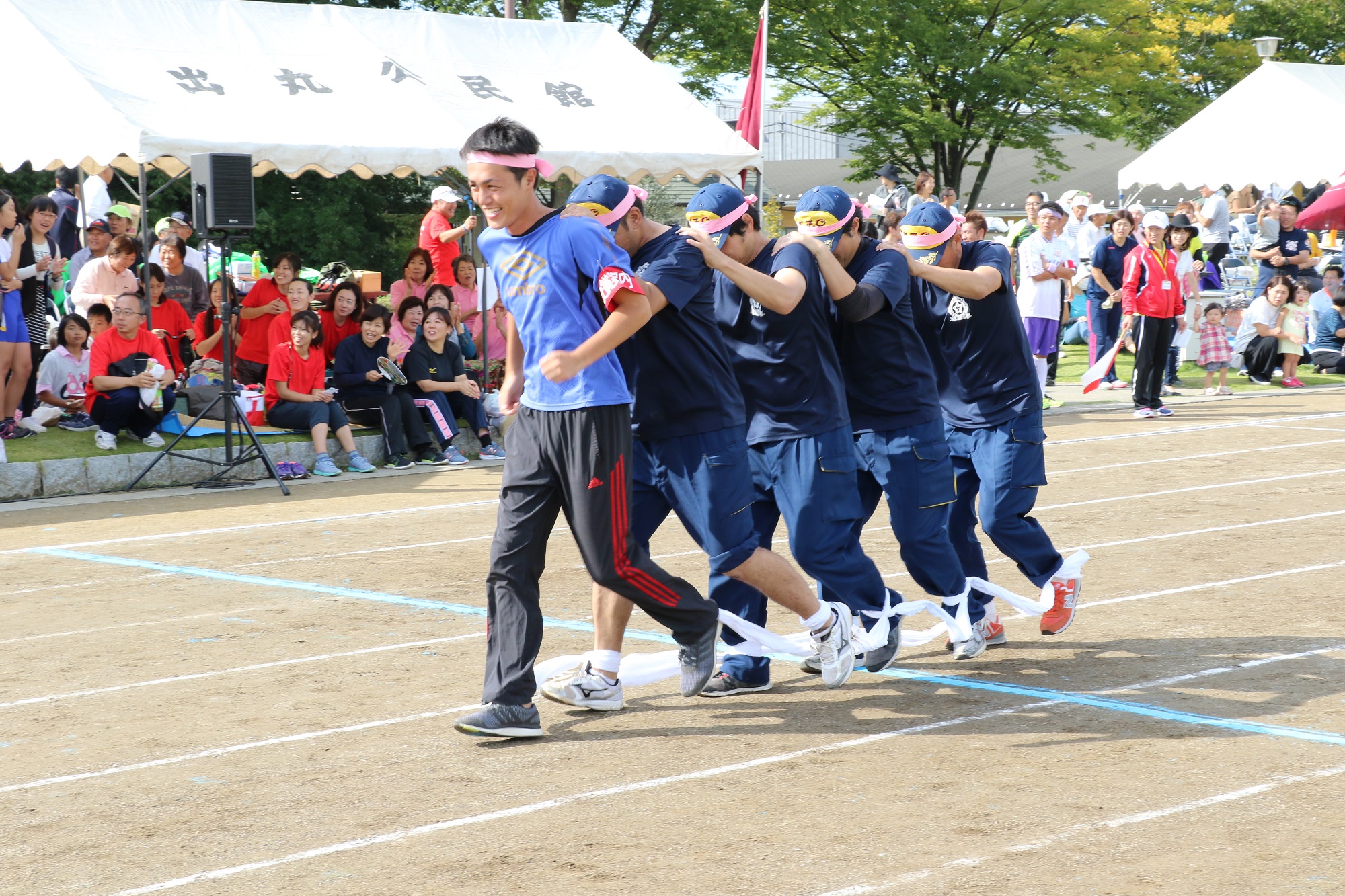 町民体育祭むかで競走