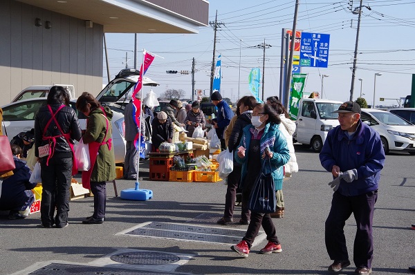 かわじま朝市（2月）