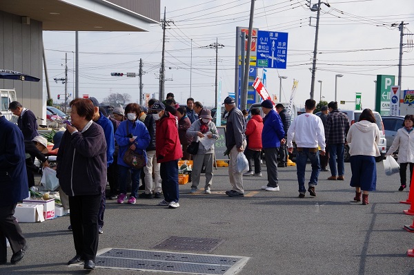 かわじま朝市（3月）