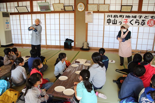 中山っ子餅つき