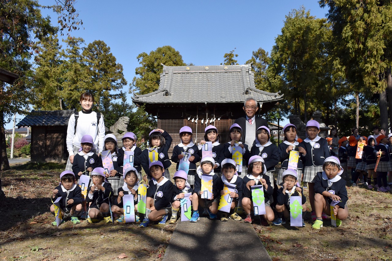 とねがわ幼稚園　七五三お参り