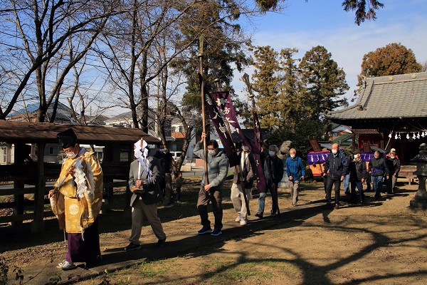 しきたりに則って厳かに神幸祭